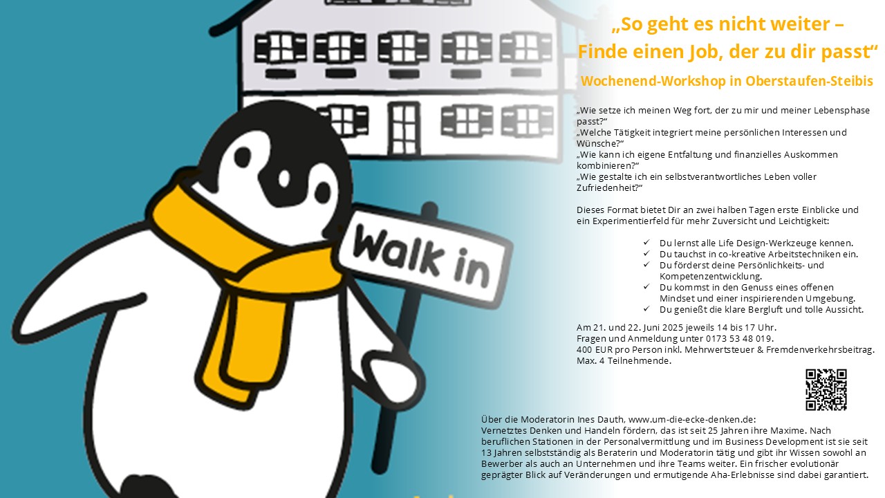 Wochenendworkshop_Design your life